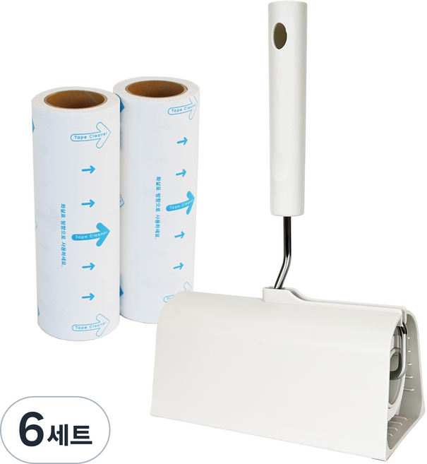 필굿리빙 돌돌이 테이프클리너 세트+리필 3개, 6세트