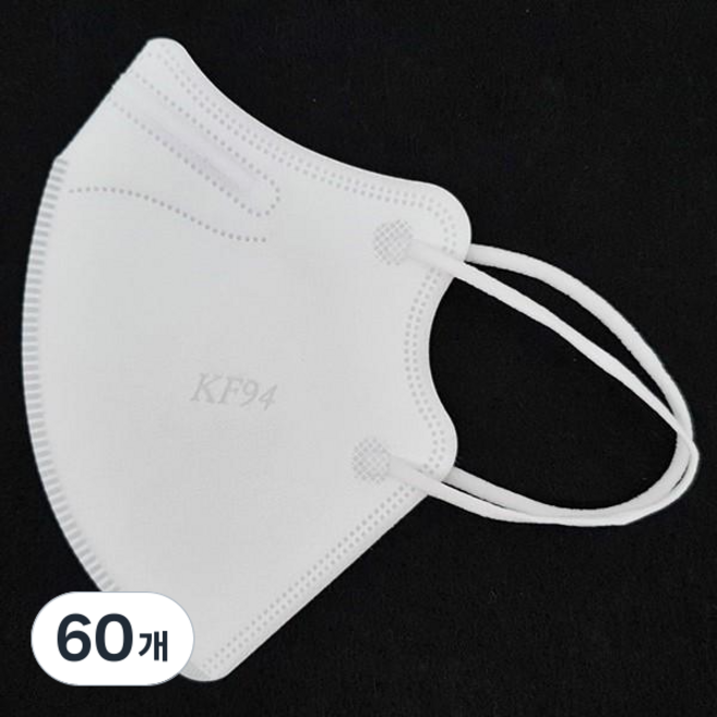 닥터펩스토리 새부리형 황사보건마스크 대형 KF94, 5개입, 60개, 화이트