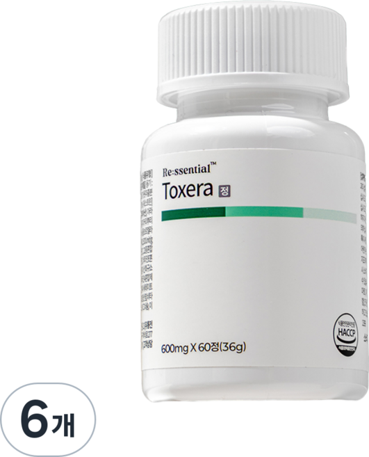 리센셜 알파CD 브로멜라인 알파시클로덱스트린 고체지방컷팅제 톡세라, 6개, 60정