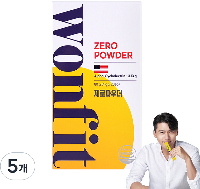 원핏 알파CD 제로파우더, 80g, 5개