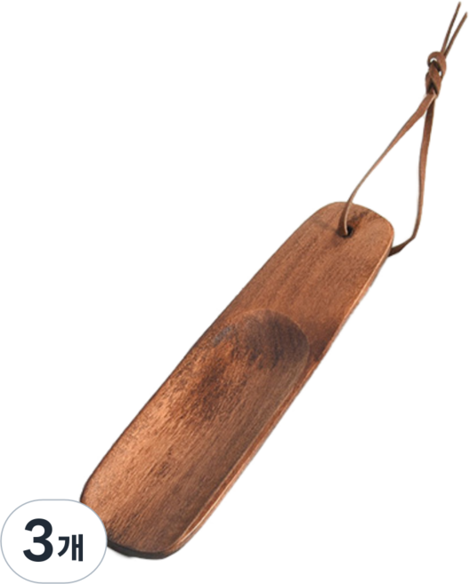 에스에이케이 월넛 구두주걱, 3개, 월넛 15cm