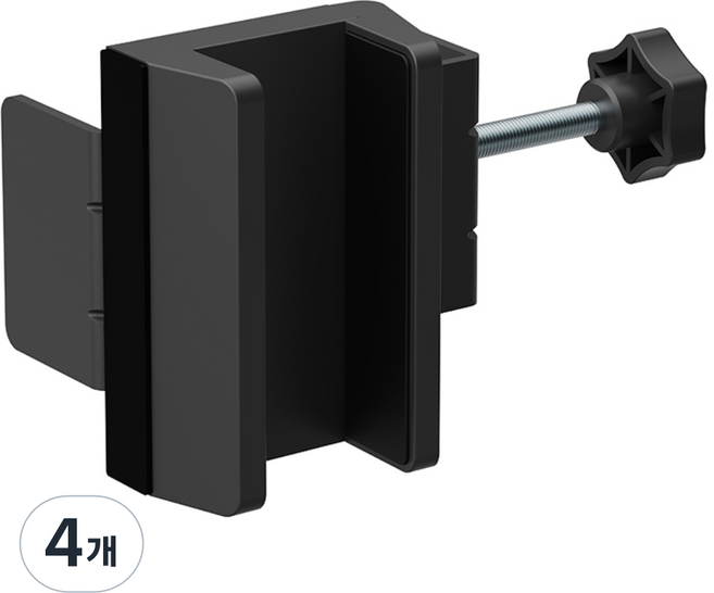 엔산마운트 PM-H04 멀티탭 책상다리용 선정리 홀더, 4개