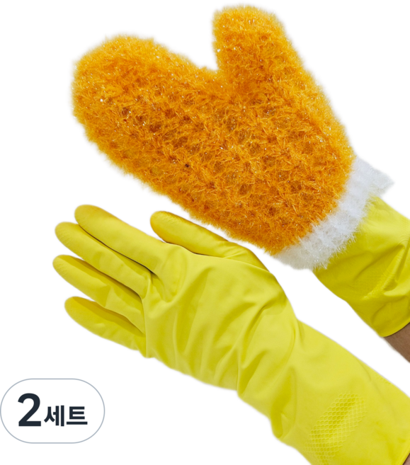 수논 아크릴 장갑 수세미 국산 핸드메이드 거품왕 장갑 뜨개질 수세미 랜덤발송, 2세트, 3개