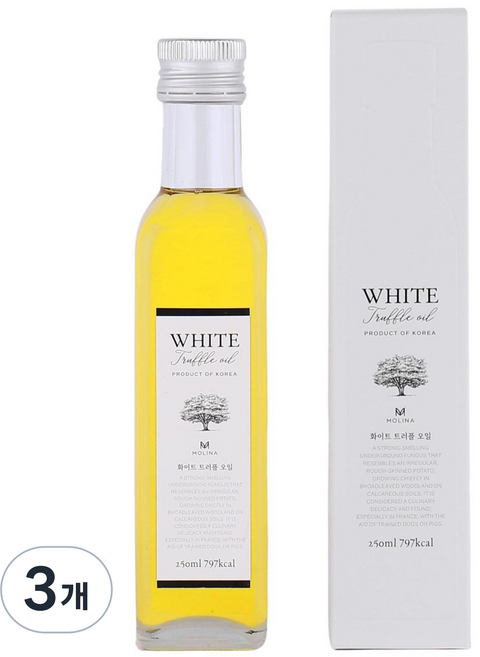몰리나 화이트 트러플 오일, 250ml, 3개