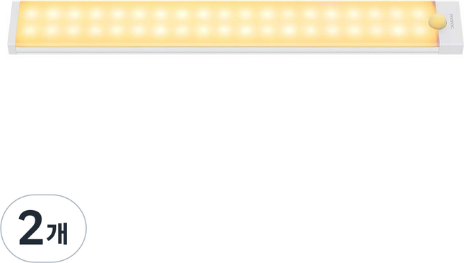 모락 넬리 스틱 LED 무선 자석 센서등 30cm, 2개, 전구색