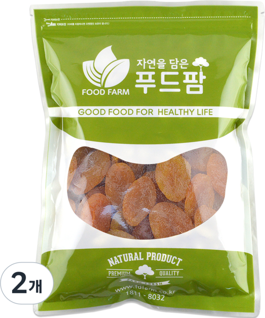 푸드팜 건살구, 2개