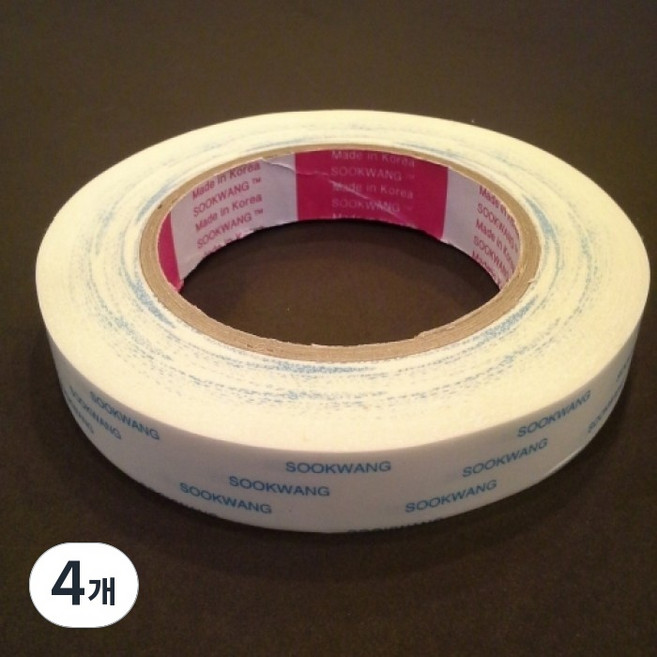 수광 양면테이프10mm, 4개