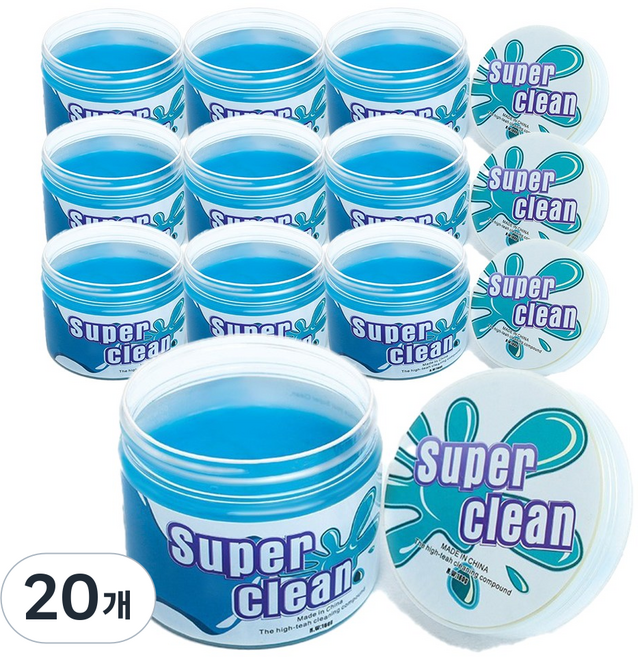 제이팩 다용도 젤리 크리너 160g, 20개, 블루