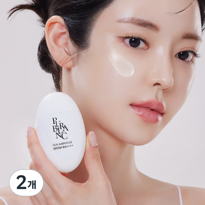 퓨어블랑 선앰플 SPF50+ PA++++, 2개, 60ml