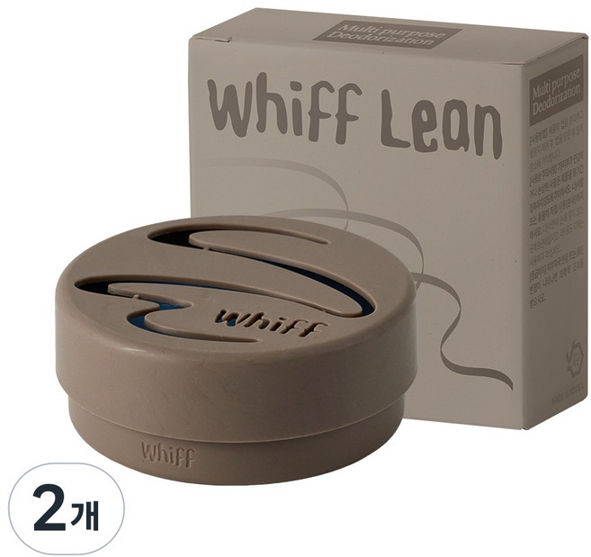 [공식몰] 26S/S 위프 린 탈취제 WHIFF 고체 자동차 옷장 차량에어컨 신발장 냄새 제거, 100g, 2개