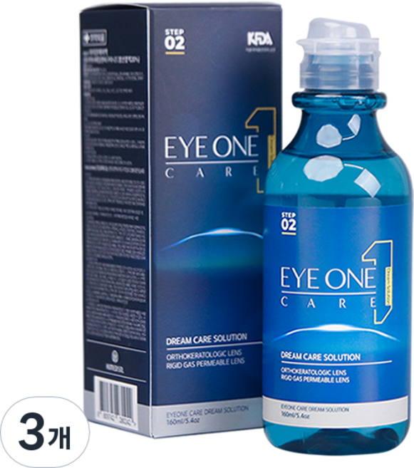 아이원케어 드림렌즈 보존액 솔루션, 3개, 160ml