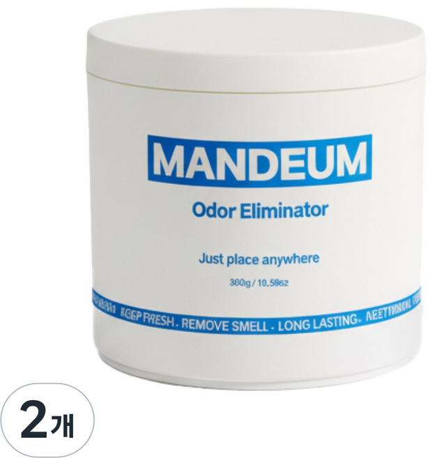만듬 화장실 악취 냄새 초강력 고체 실내 탈취제, 2개, 300g