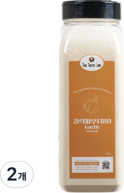 더테이스트랩 마늘가루 분말 갈릭 파우더, 2개, 500g