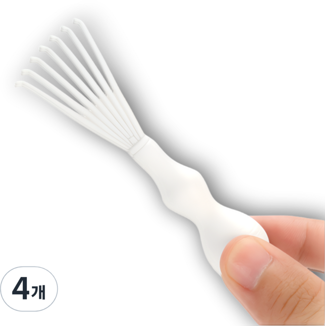 247Products 브러시 클리너, 4개, 흰색