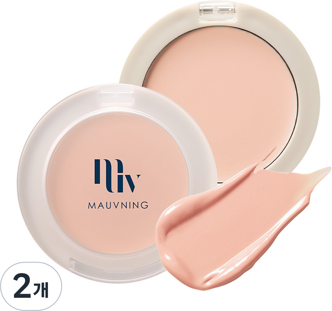 모브닝 듀이 페일 크림 치크 볼터치 물광 촉촉 블러셔 (4color), 2개, 01 페일 스킨