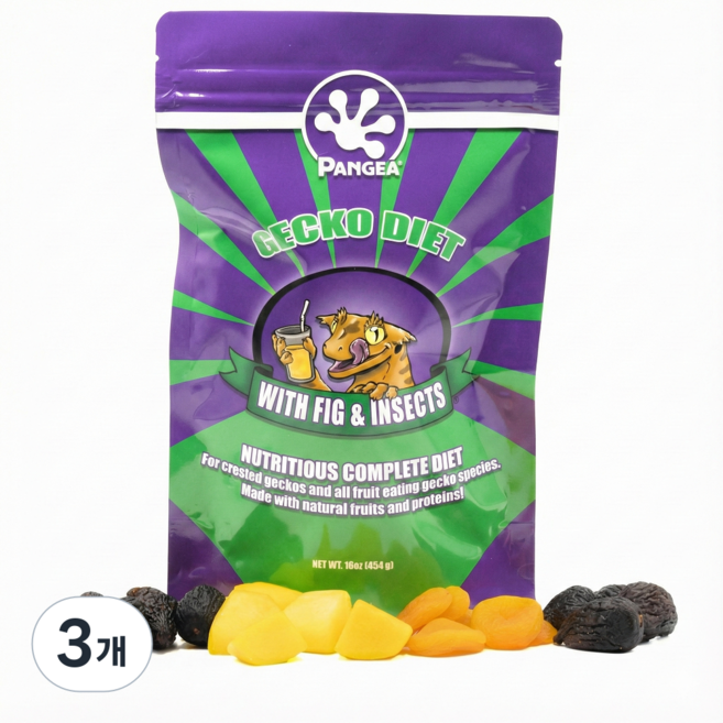 판게아 크레사료 슈퍼푸드 무화과곤충맛 16oz, 454g, 3개