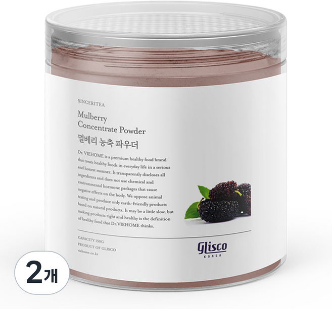 신서리티 멀베리 농축 파우더 오디 뽕나무열매 가루 분말, 뽕나무 열매 오디 150g x 2개, 2개, 150g