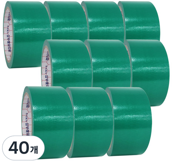 HSPW 청테이프 45mm, 40개, 녹색