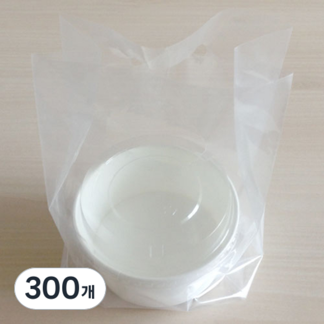 성원포장 투명 링봉투 미니 컵빙수, 300개, 1개