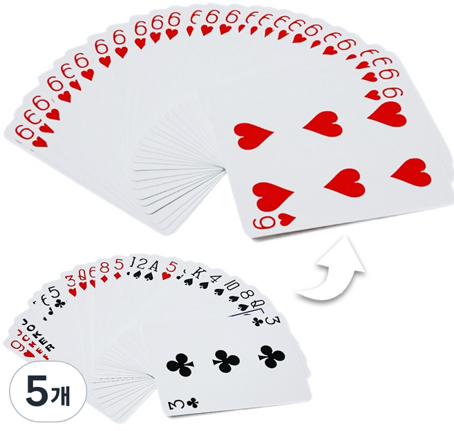 JL매직 스뱅갈리덱 카드복사마술 트릭 카드, 5개