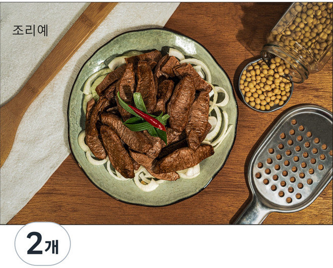 갈빗살용 귀리콩단백 (식물성 콩고기), 2개, 400g