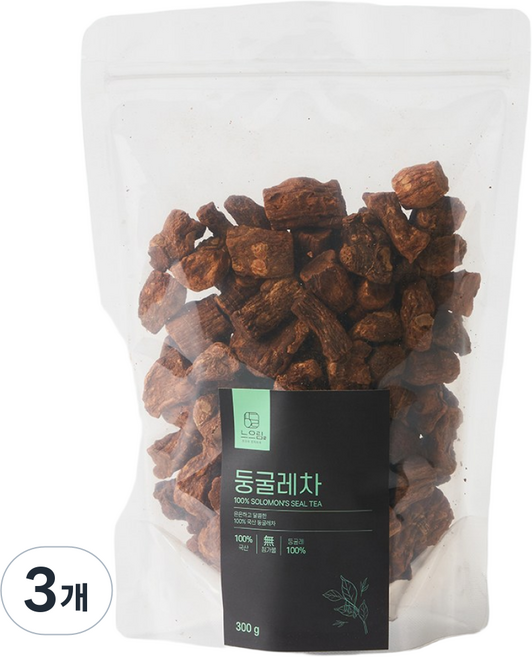 느으림 건강하게 두 번 볶은 국산 둥굴레차, 150g, 3개, 1개입