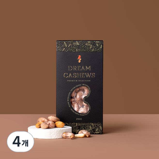 드림캐슈넛 프리미엄 화덕캐슈넛, 4개, 430g