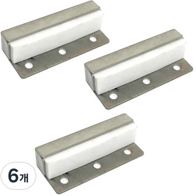 강화도어스토퍼 유리문 상부스토퍼 3개, 스텐, 6개