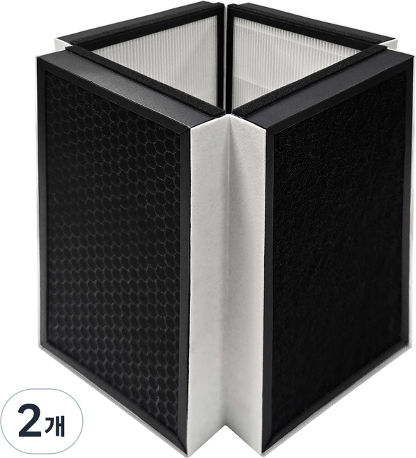 필터모아 코웨이 노블 공기청정기 필터 호환용, 2개, AP-1521B 필터