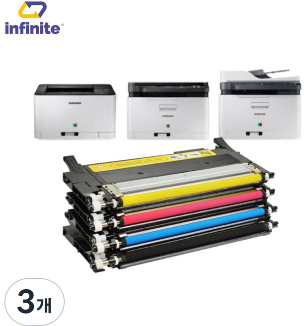 디디토너 SL-C565FW SL-C565W SL-C515W SL-C515 SL-C565 호환, 3개, 검정 파랑 빨강 노랑 묶음 고급형