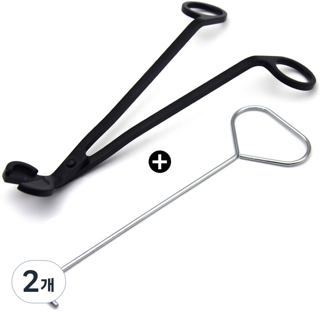 올레비엔 캔들 심지가위 윅트리머+윅디퍼, 2개