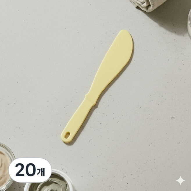 어반뷰티 다용도 미용 스파츌라 100% 국산 직접제조, 20개, 중형