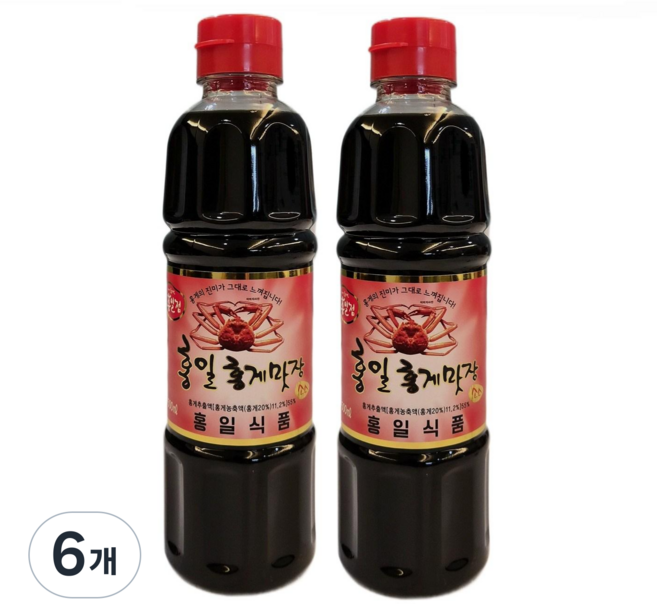 홍일점 홍게맛장소스, 6개, 500ml