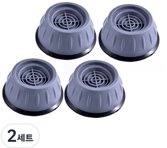 세탁기 건조기 흔들림 진동 흡수 받침대 일체형, 2세트