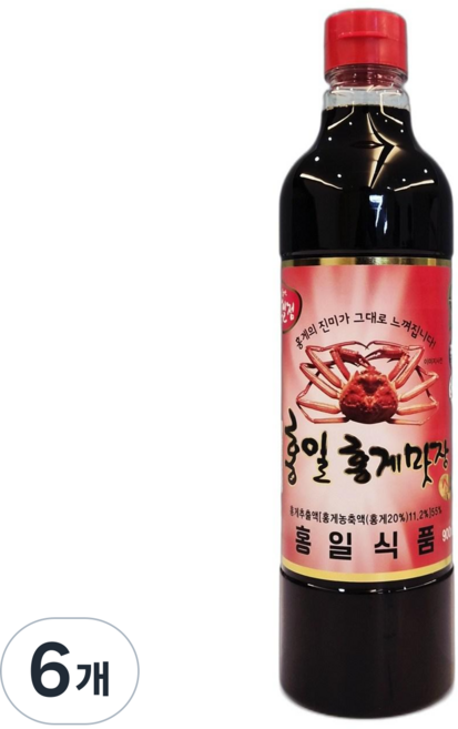 홍일점 홍게맛장소스, 6개, 900ml