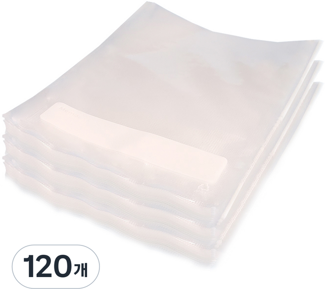 다잘 고급 진공팩 진공포장 비닐백 파우치타입, 120개, 15x20cm
