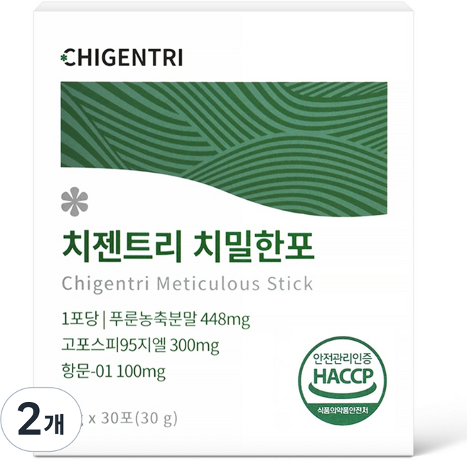 치젠트리 치밀한포, 2개, 30g