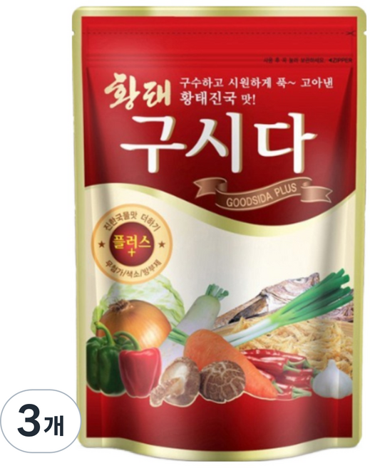 북설악 구시다 플러스, 1kg, 3개