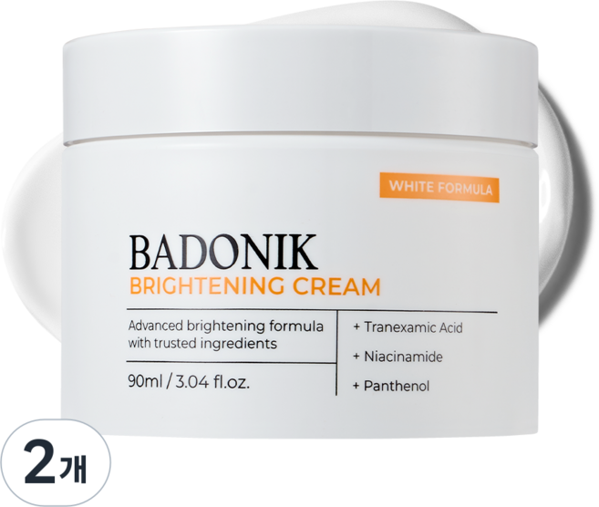 바도닉 약국 기미 잡티 제거 크림 트라넥삼산 100% 정품 1위 흑자 기미크림, 2개, 90ml
