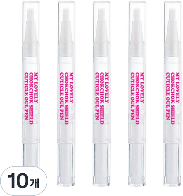 국산 촉촉 핑크 큐티클 오일펜, 10개, 2.5ml