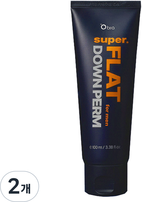 오브라 슈퍼 플랫 다운펌 + 올인원 셀프키트, 2개, 100ml