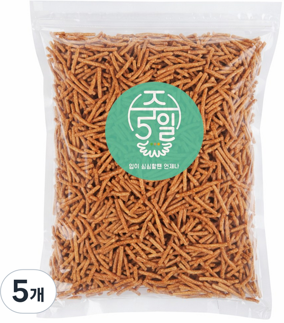 [주5일] 국내제조 국수과자 매운맛 맵찔이 구매금지, 5개, 400g