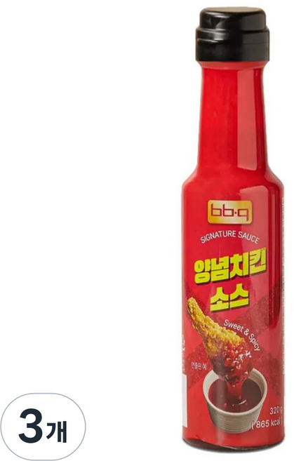 BBQ 시그니처 양념치킨소스, 3개, 320g