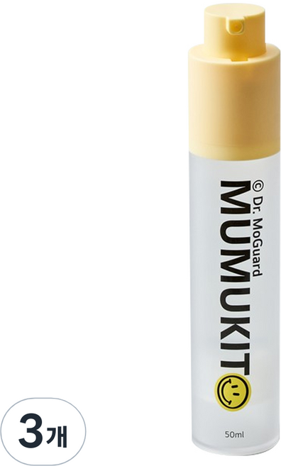 무무키토 스프레이 의약외품 진드기 모기기피제 이카리딘, 3개, 50ml