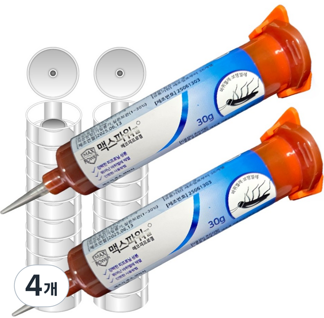 맥스파워겔 먹이통 추가증정, 4개, 30g