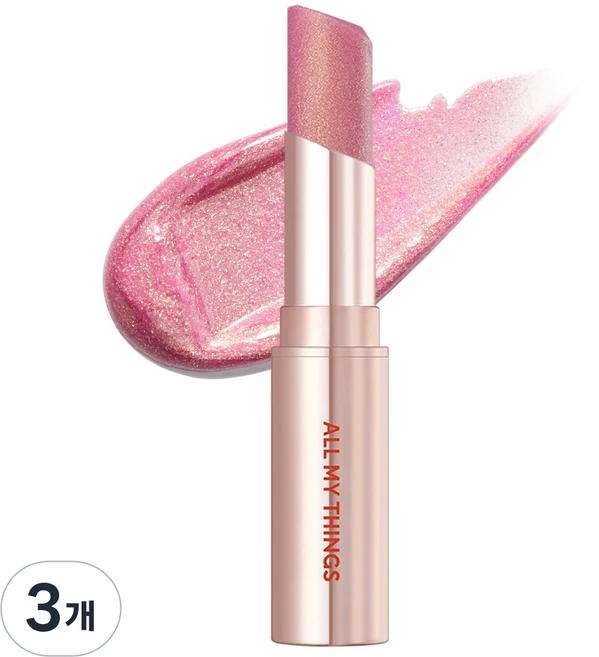올마이띵스 AMTS 아임 유어 립틴트 펄립스틱 드라마틱한 컬러, 05 오로라라이츠, 3.4g, 3개 - 쿠팡