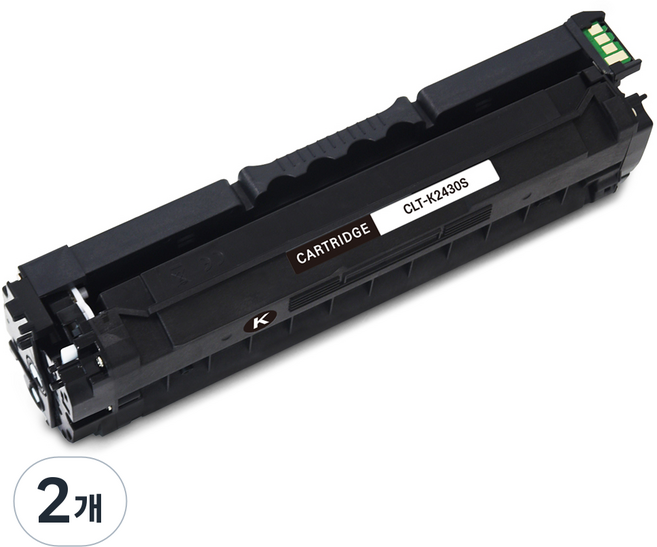 잉크다파라 삼성 호환토너 CLT-K2430L K2430S, 2개, 검정/표준용량