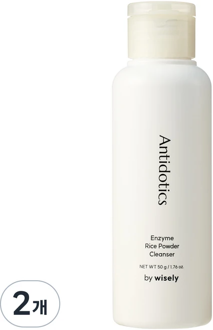 와이즐리 모공 각질케어 효소 쌀가루 파우더 클렌저, 50g, 2개 - 쿠팡