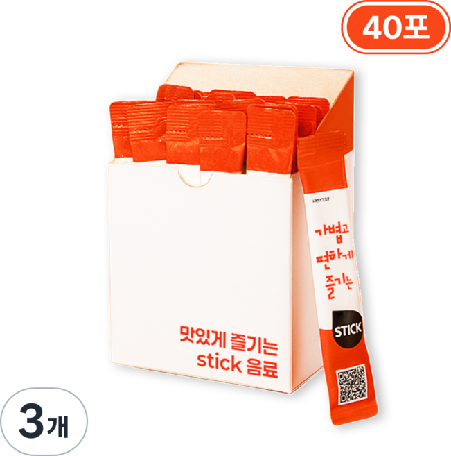 양원프레쉬 더와이 보리차원액스틱, 3개, 40개입, 10g