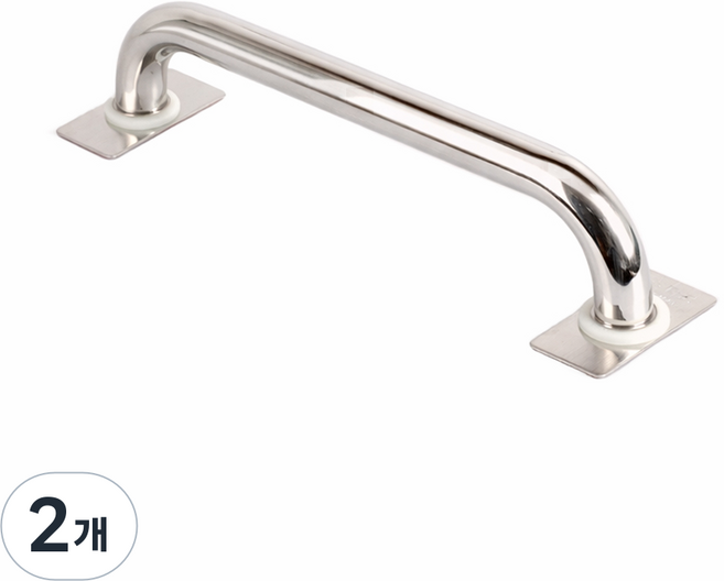 효자봉 부착형 안전손잡이, 2개, 스테인리스